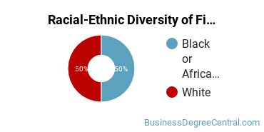 Racial-ethnic diversity of Finance & Financial Management majors at California Intercontinental University