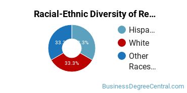 Racial-ethnic diversity of Real Estate majors at Irvine Valley College