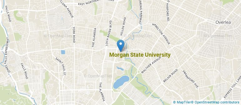 Morgan State University Campus Overview Map