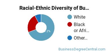 Racial-ethnic diversity of Business Administration & Management majors at Ohio Business College-Sandusky