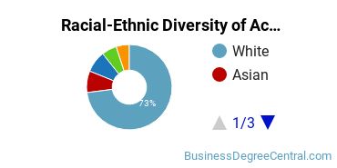 Racial-ethnic diversity of Accounting majors at Pennsylvania State University-Main Campus