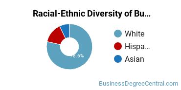 Racial-ethnic diversity of Corporate Communications majors at Pennsylvania State University-Penn State Lehigh Valley