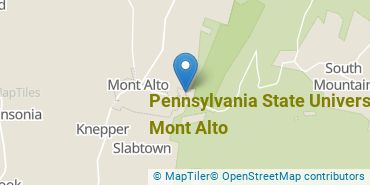 Location of Pennsylvania State University-Penn State Mont Alto