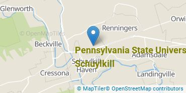 Location of Pennsylvania State University-Penn State Schuylkill