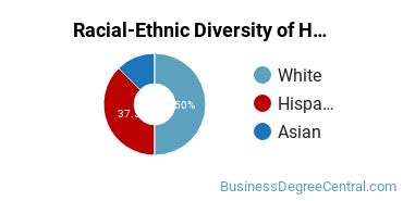 Racial-ethnic diversity of Human Resource Management majors at Pennsylvania State University-World Campus