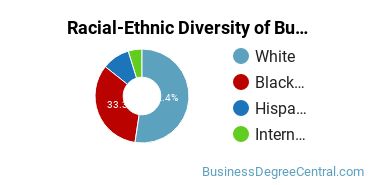 Racial-ethnic diversity of Business Management & Marketing majors at SUNY College of Technology at Canton