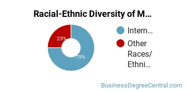 Racial-ethnic diversity of Management Science majors at The University of Texas at Austin